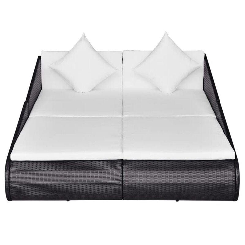 Dreamline Outdoor Furniture Poolside Sunbed With Cushion (Black)