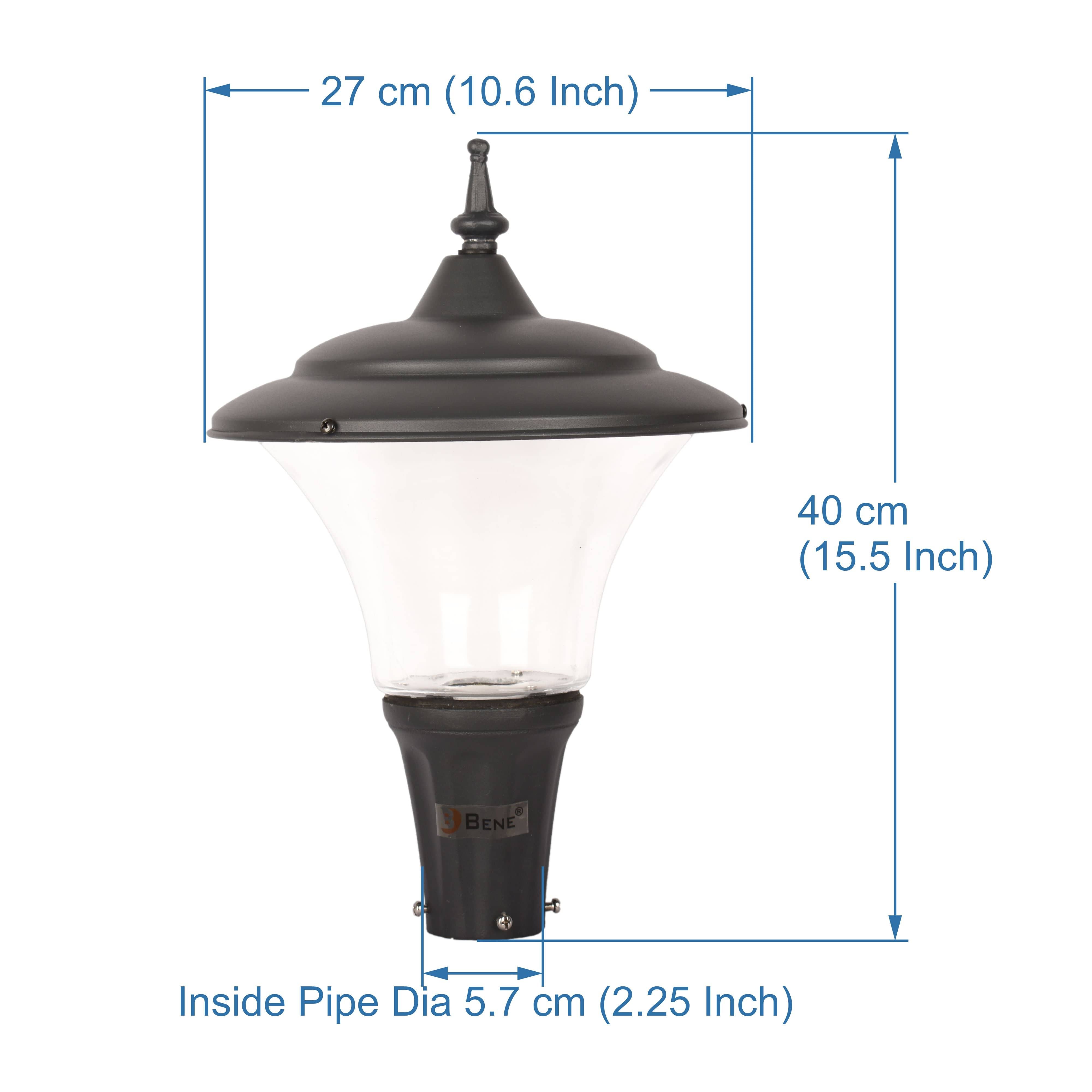 Fetor Garden Light (Clear, Grey, 27 Cm)