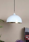 Amaya Decors Hanging Lamp (White and Gold)