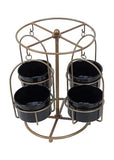 Amaya Décors Detachable Round Stand with 4 Planters