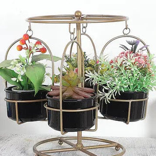 Detachable Round Stand with 4 Planters