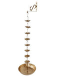 Amaya Decors Hanging Flower Urli With Stand (Set of 2)