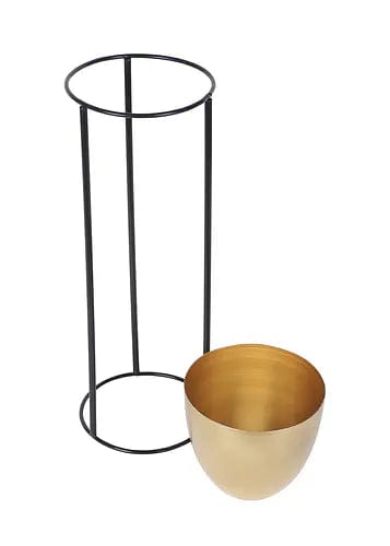 Amaya Décors Capsule Shaped Planters With Stand (Set of 3)