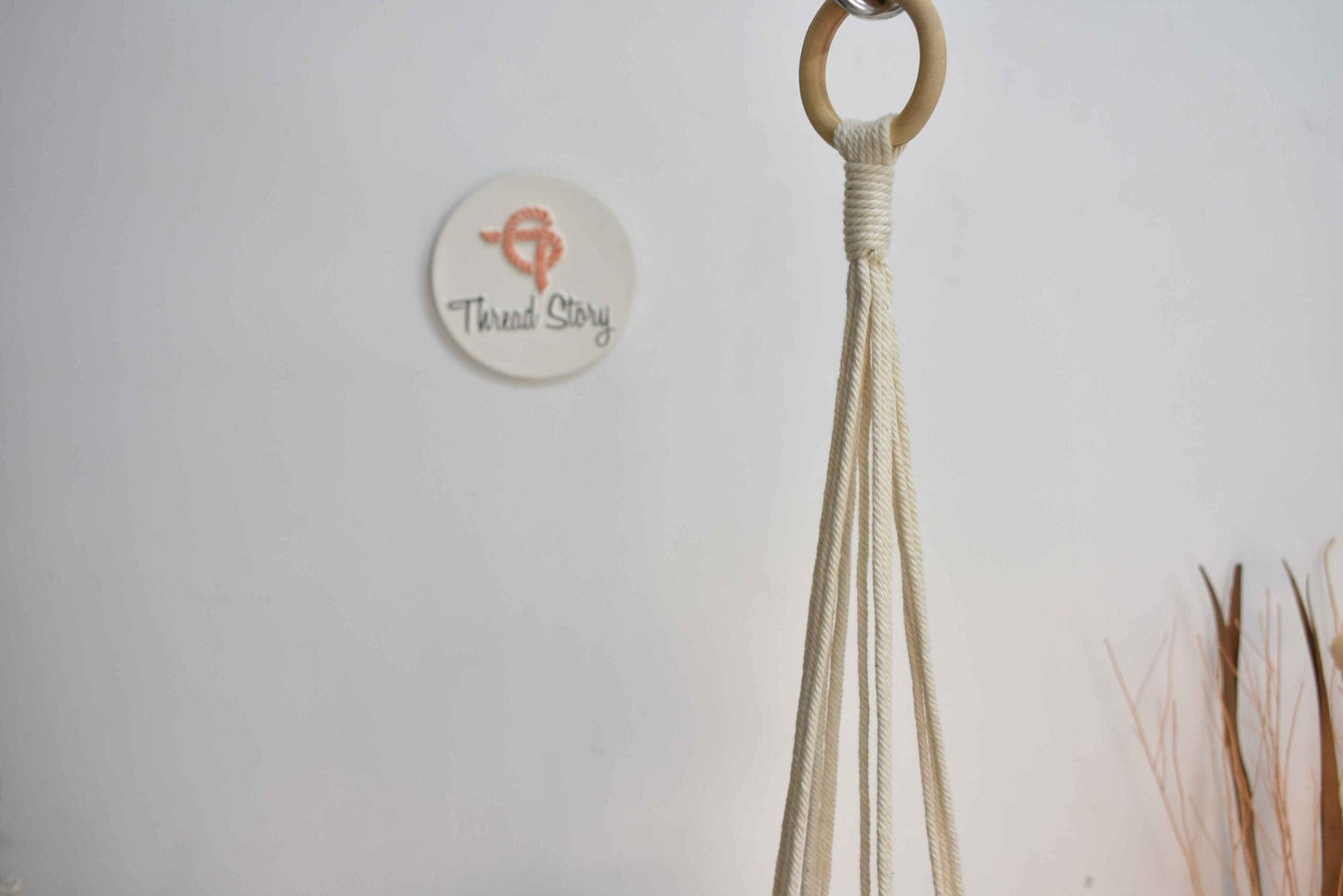 Thread Story Kalvalya Macrame Cotton Minimalistic Design Plant Hanger