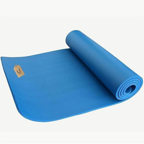 Anti-Skid 6 Feet Long Thick Yoga Mat (Green, 4mm)