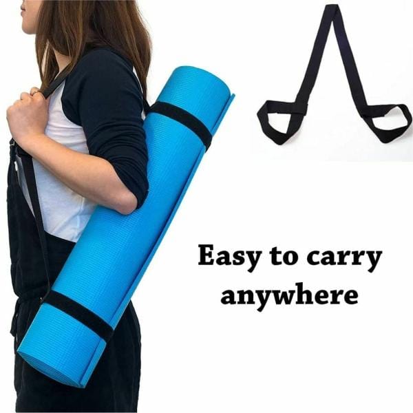 Yoga Mat With Carry Strap - 6mm