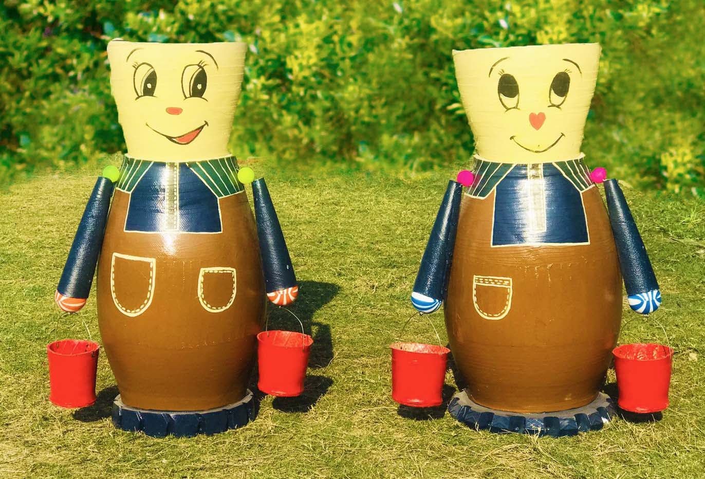 De'Dzines Doll Planters (Made of Rubber)