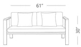 Dreamline Outdoor Garden Balcony Sofa Set (2 Seater , 2 Single Seater And 1 Center Table Set, White)