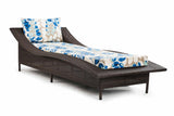 Dreamline Outdoor Furniture Poolside Lounger With Cushions (Brown, Pool Lounger)