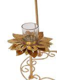 Amaya Decors Glass Sunflower Tealight Holder