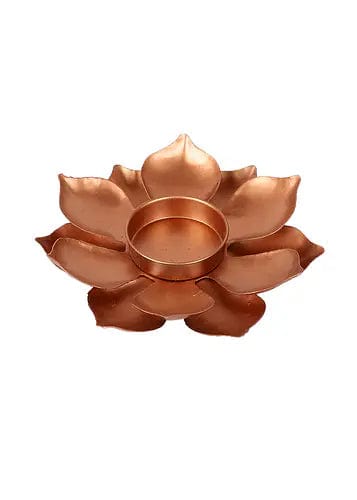 Amaya Decors Lotus Copper Diya -Set of 4