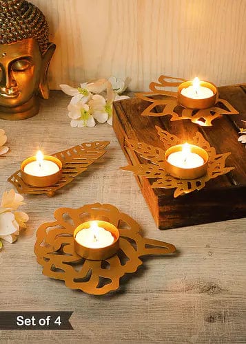 Amaya Decors Shape Tealight Holder (Set of 4)